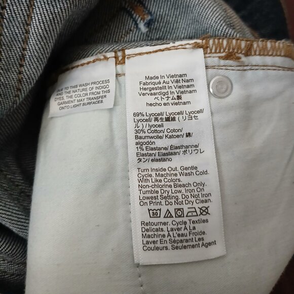 NWOT J Crew Jeans 31 Petite RE-96-IDG '96 Flare High Rise Button Fly Dark Wash - Picture 11 of 12